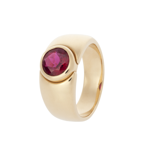 Pure Ring Rubellit Gelbgold
