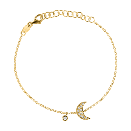 Enchanté Armband Mond in Gelbgold