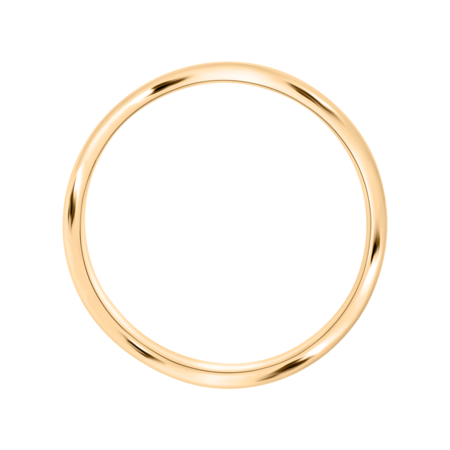 Ring Wave 2 mm in Roségold