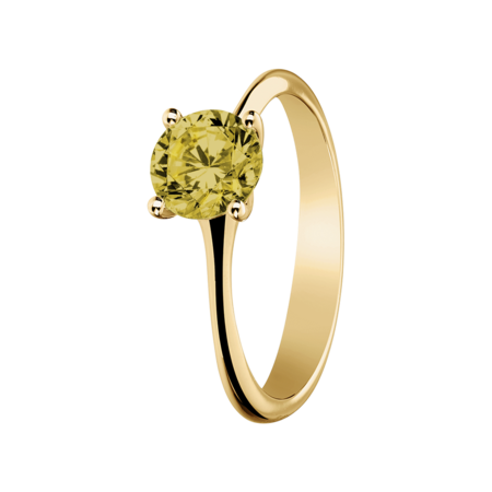 Basel Sapphire yellow in Yellow Gold