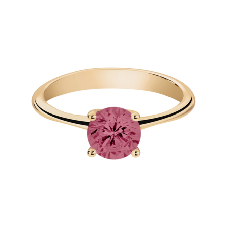 Basel Tourmaline pink in Rose Gold