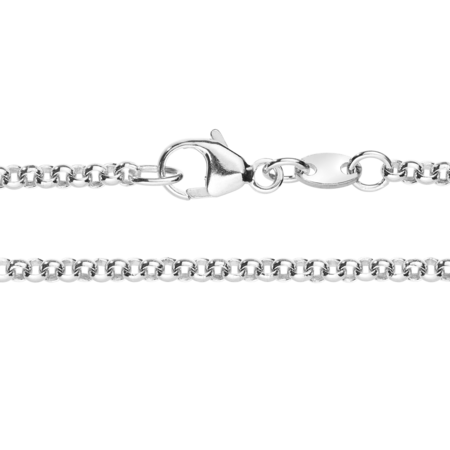 Belcher Chain Necklace in Platinum
