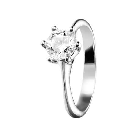 Diamond Ring Pamplona 0,51 Karat, RS 51 in Platinum