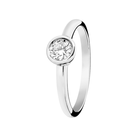 Diamond Ring Vienna 0.5 carat in Platinum