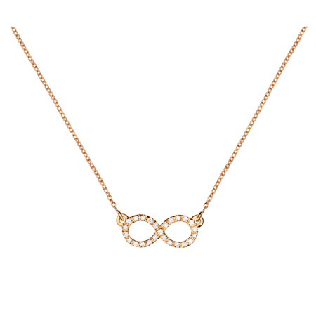 Enchanté Necklace Infinity in Rose Gold