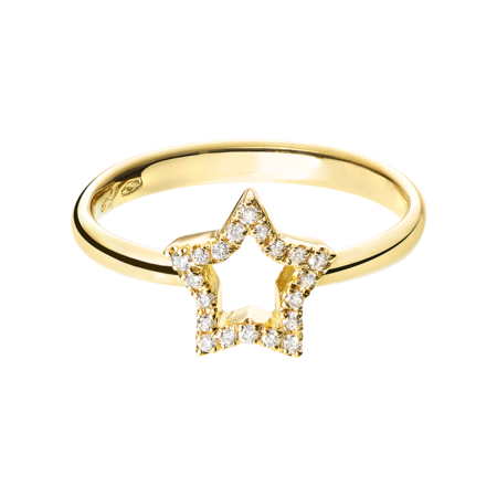 Enchanté Ring Star in Yellow Gold
