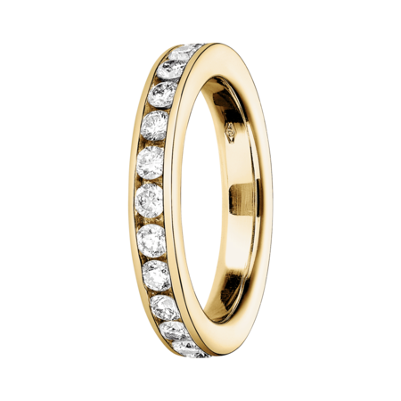 Eternity Ring Amsterdam in Yellow Gold