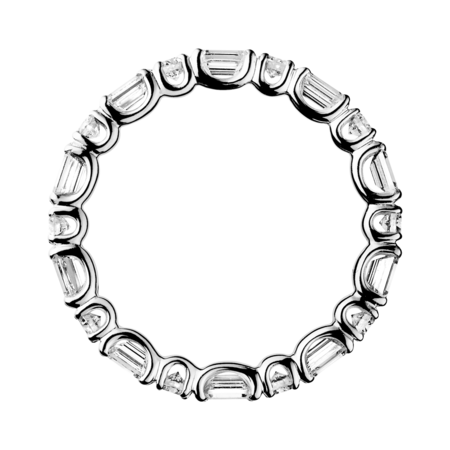 Eternity Ring Cannes in White Gold