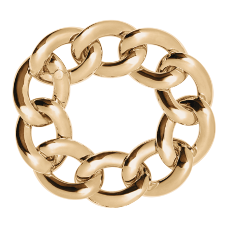 Gold Bracelet V in Rose Gold