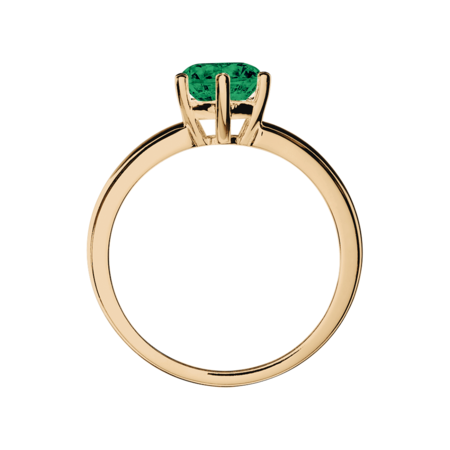 Malmö Emerald green in Rose Gold