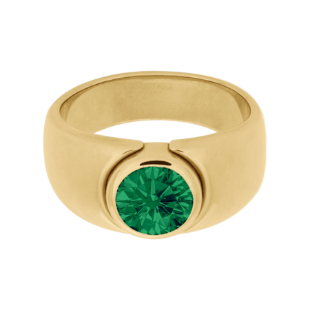 Dark Green Ring - Square (RI075) – All About Jade
