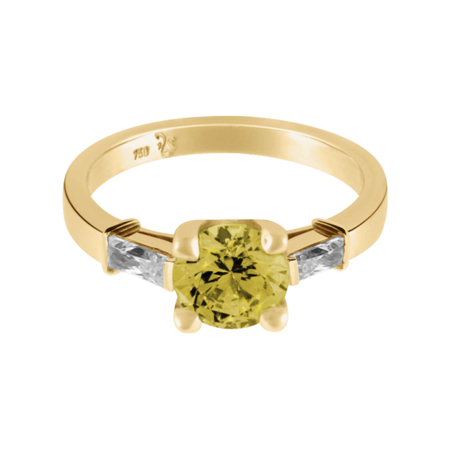 Paris Sapphire yellow in Yellow Gold