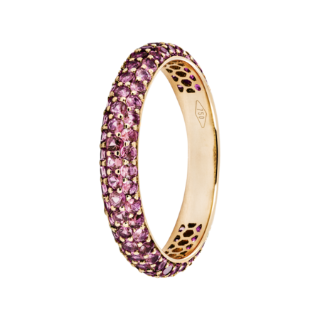 Ring Couleur Rose in Yellow Gold