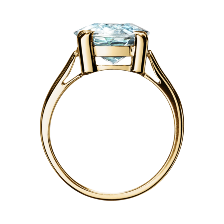 Rocks Antique Cut Ring in Yellow Gold