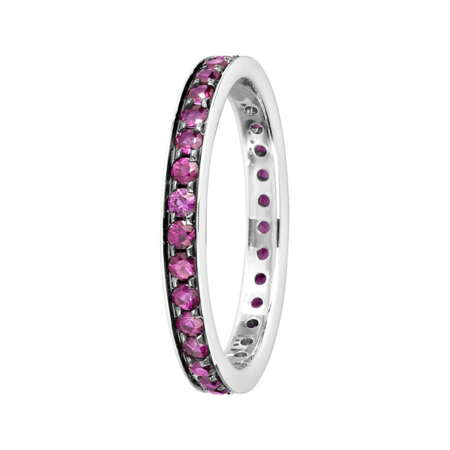 Romance Eternity Ring in White Gold