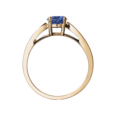 Vancouver Tanzanite blue in Rose Gold