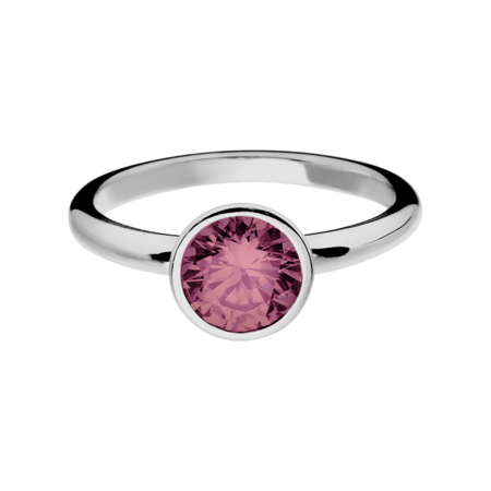 Vienna Tourmaline pink in Platinum