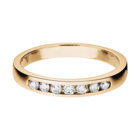 Wedding Rings with Eternity Ring Tallinn in Rose Gold