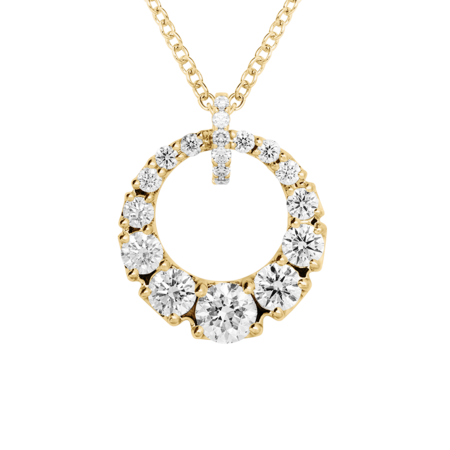 Collier Diamant I in Or jaune