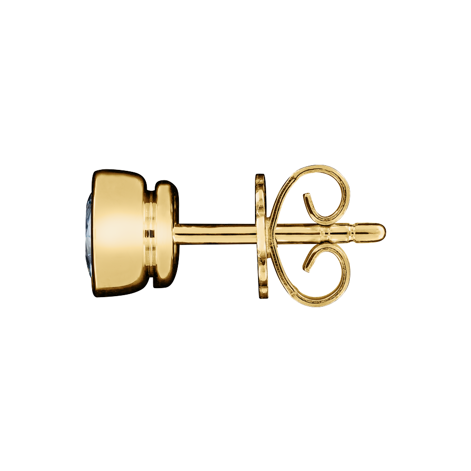 Pure Stud Earrings I in Yellow Gold