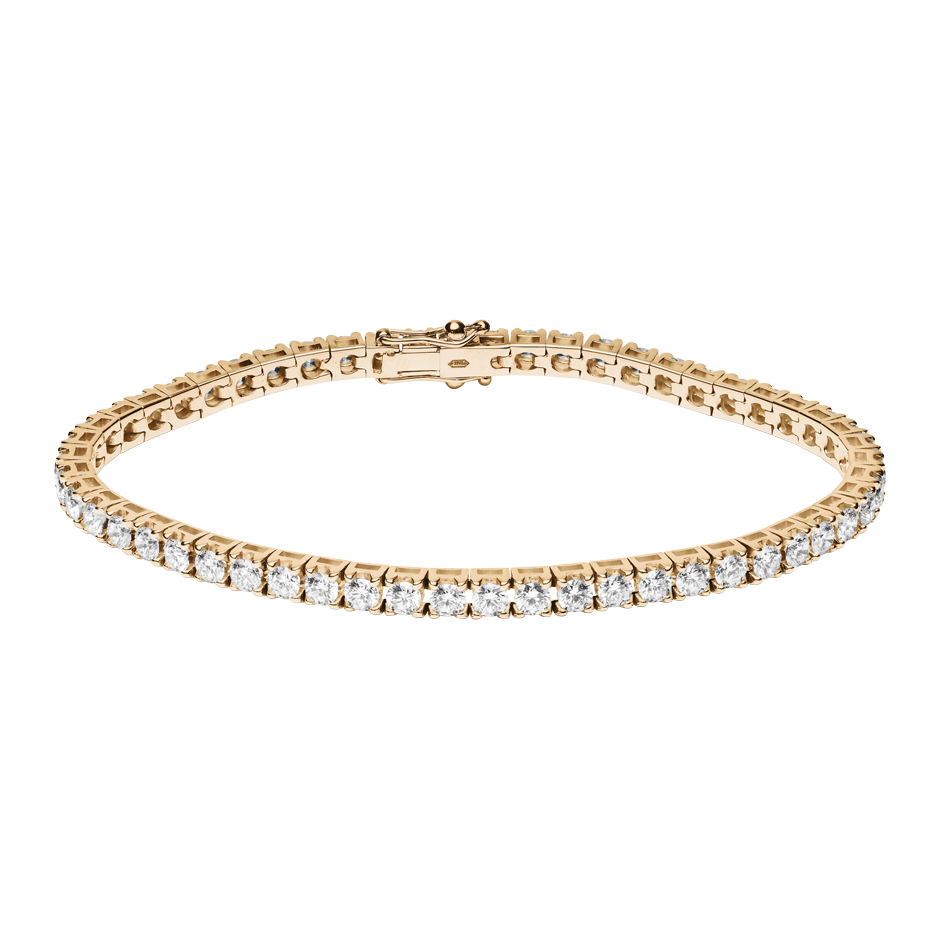 Tennis Bracelet 5.38 ct in 18K rose gold | RENÉSIM