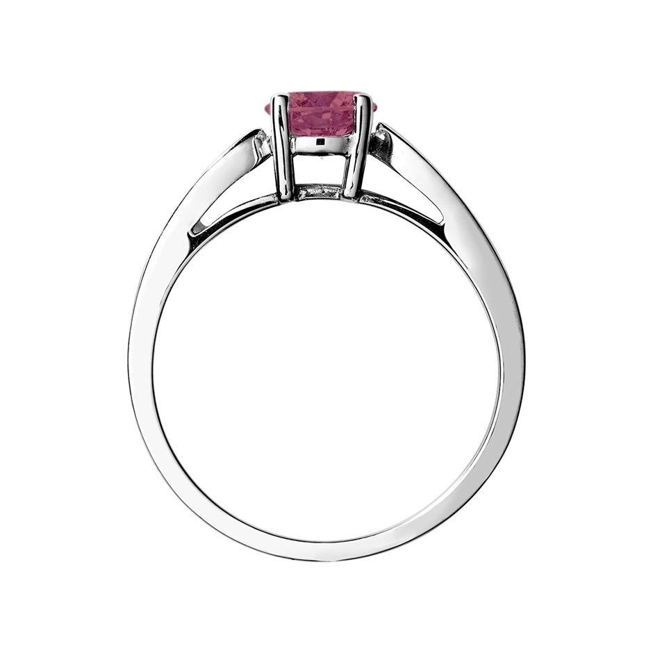 Vancouver Tourmaline pink in White Gold